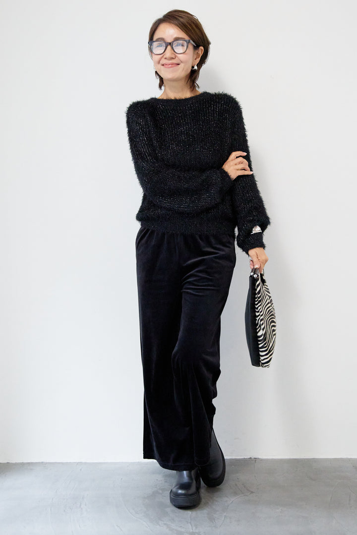 ベロアコールパンツ