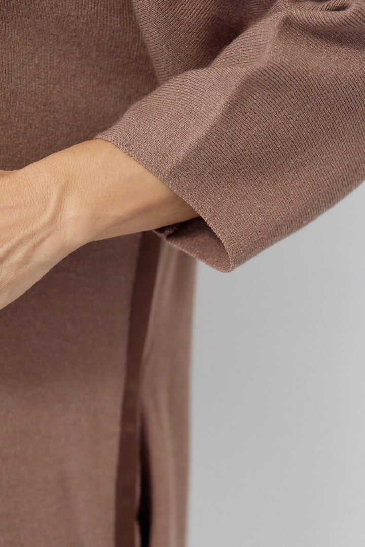 サイドラインニットワンピース