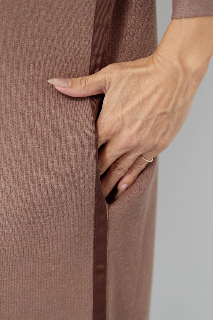 サイドラインニットワンピース