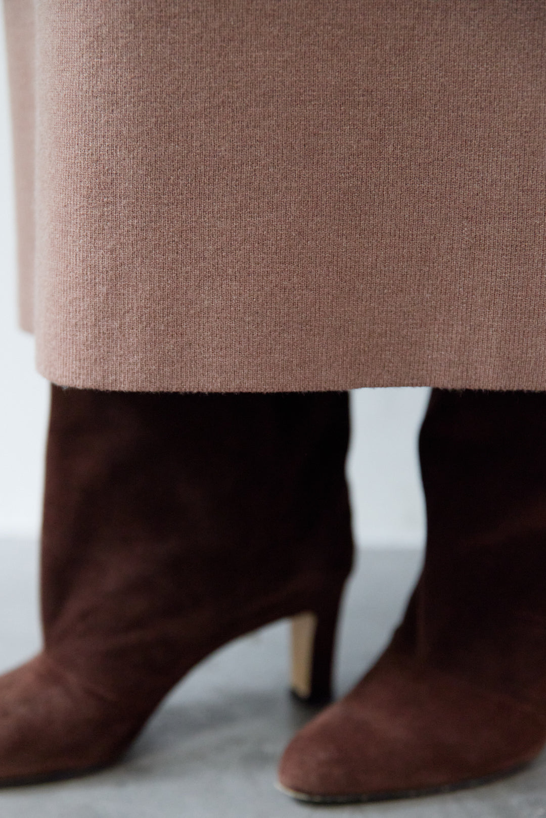 サイドラインニットワンピース