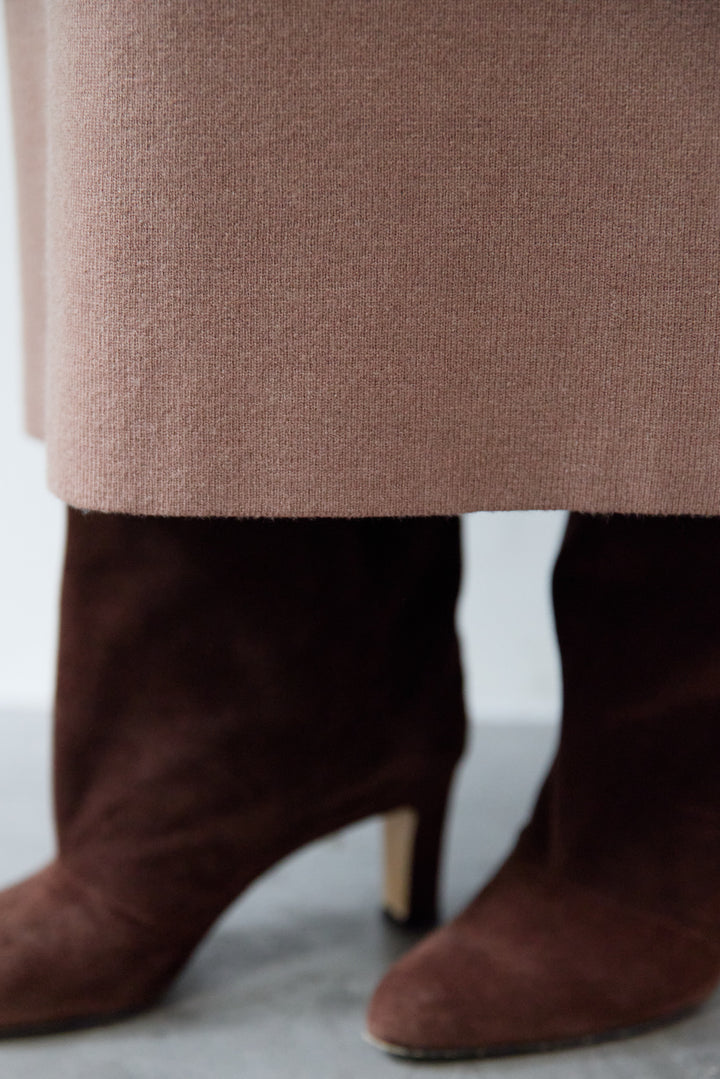 サイドラインニットワンピース