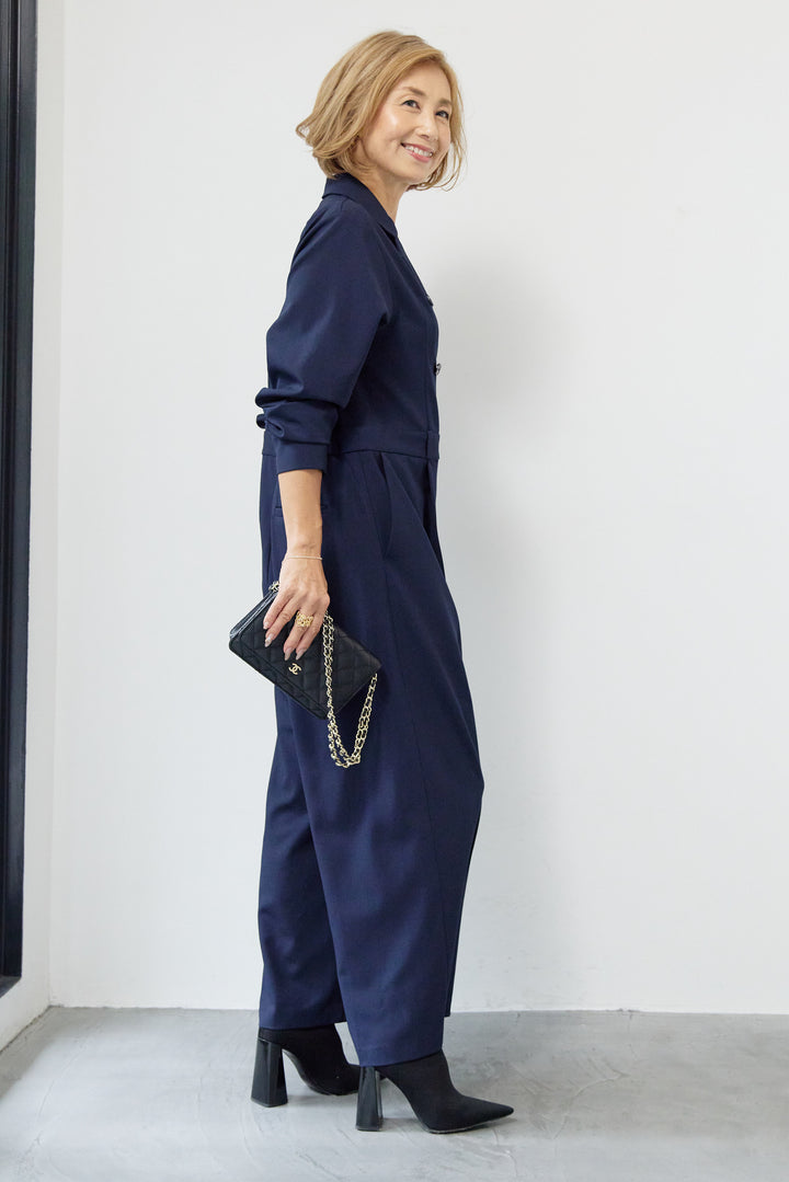 テーラードオールインワン