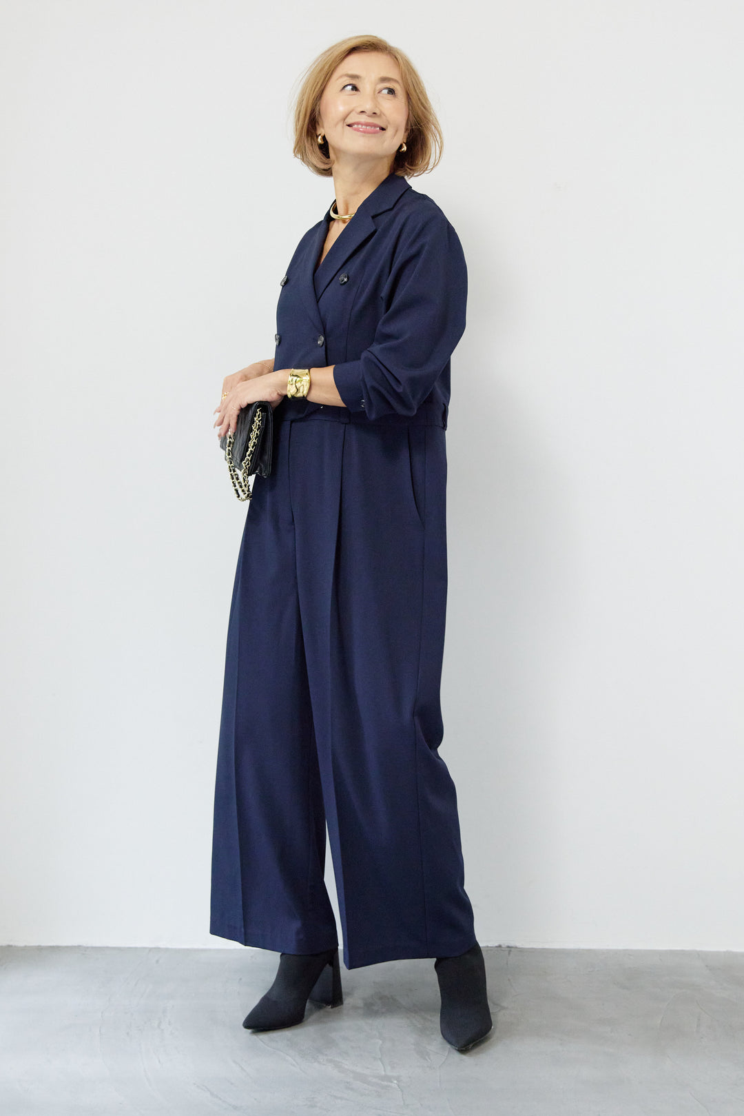 テーラードオールインワン