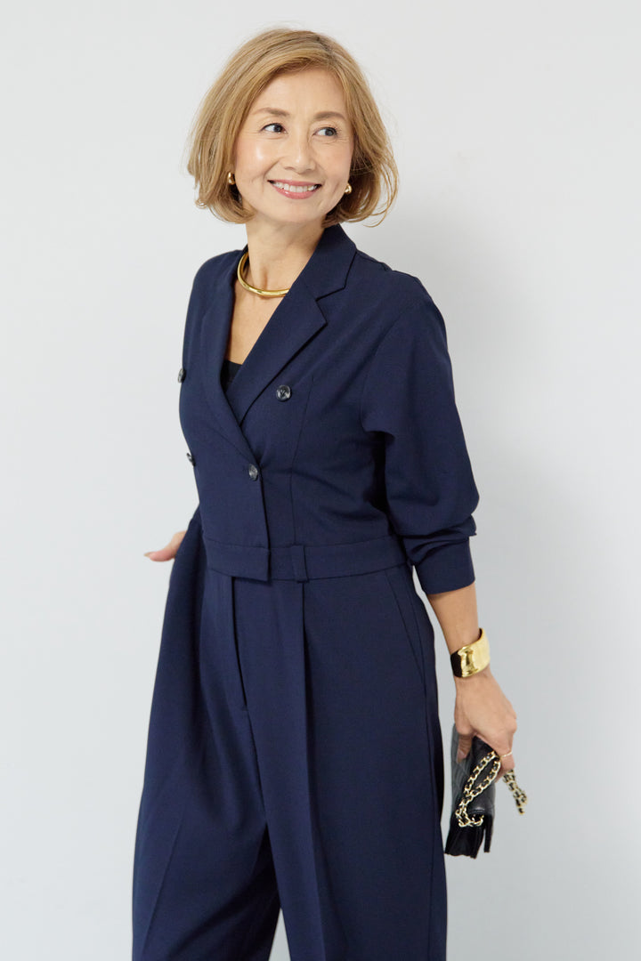 テーラードオールインワン