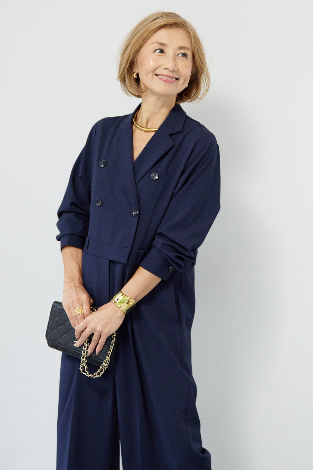 テーラードオールインワン