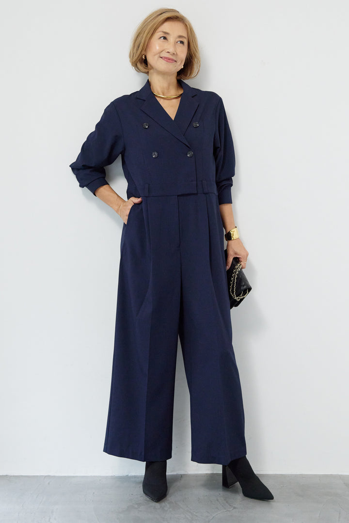 テーラードオールインワン