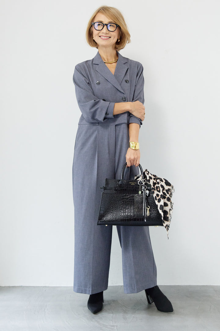 テーラードオールインワン