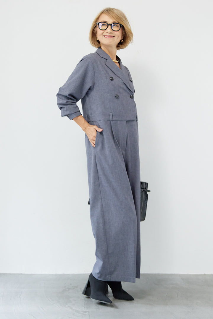 テーラードオールインワン