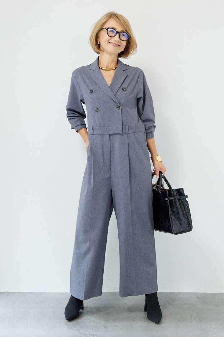 テーラードオールインワン