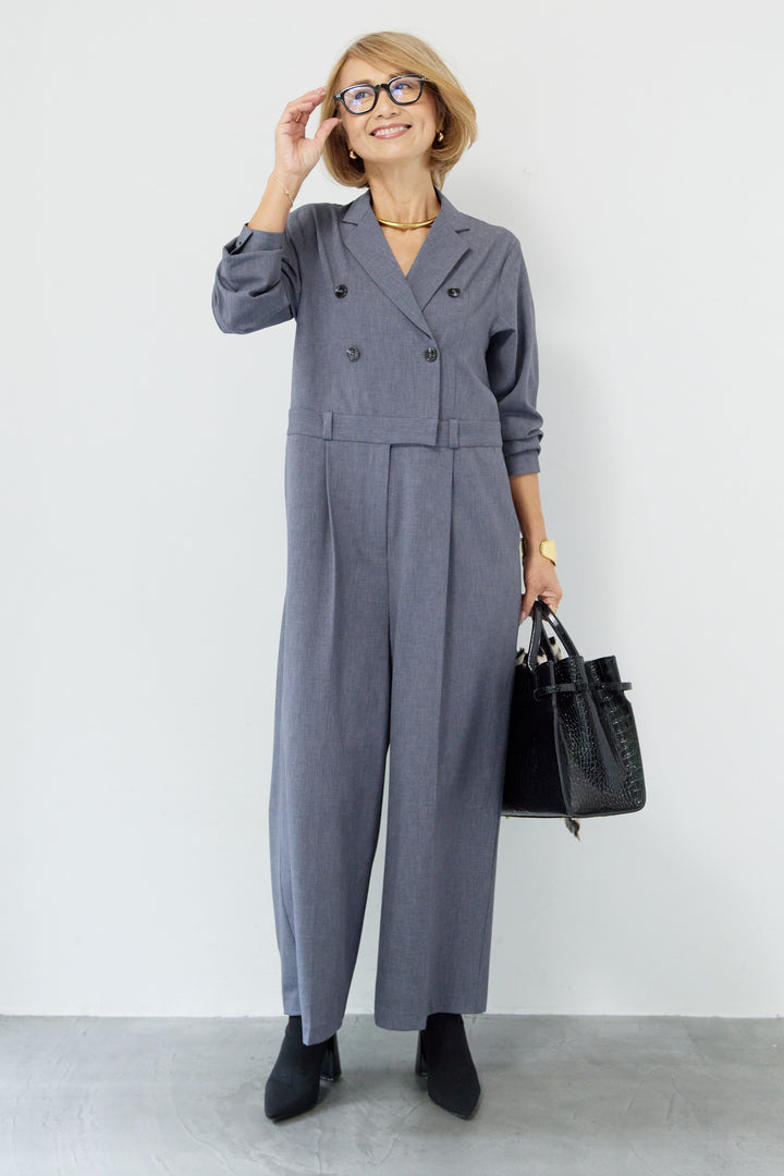 テーラードオールインワン