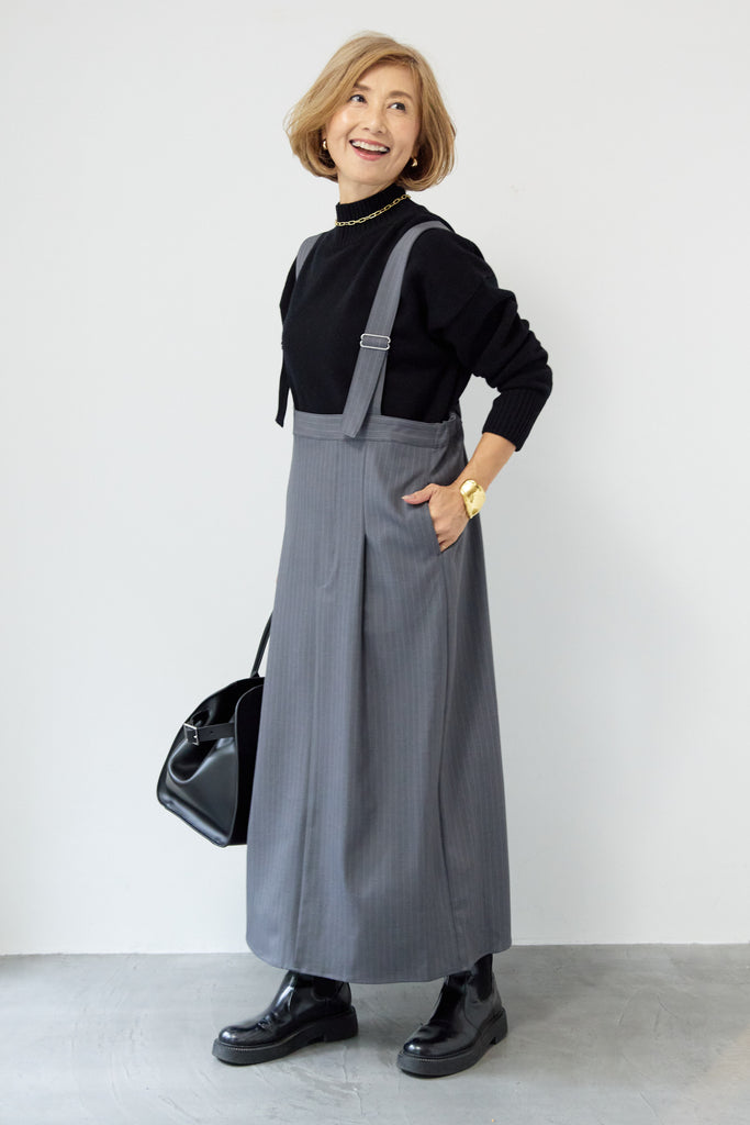 ストライプジャンパースカート – plusotoha