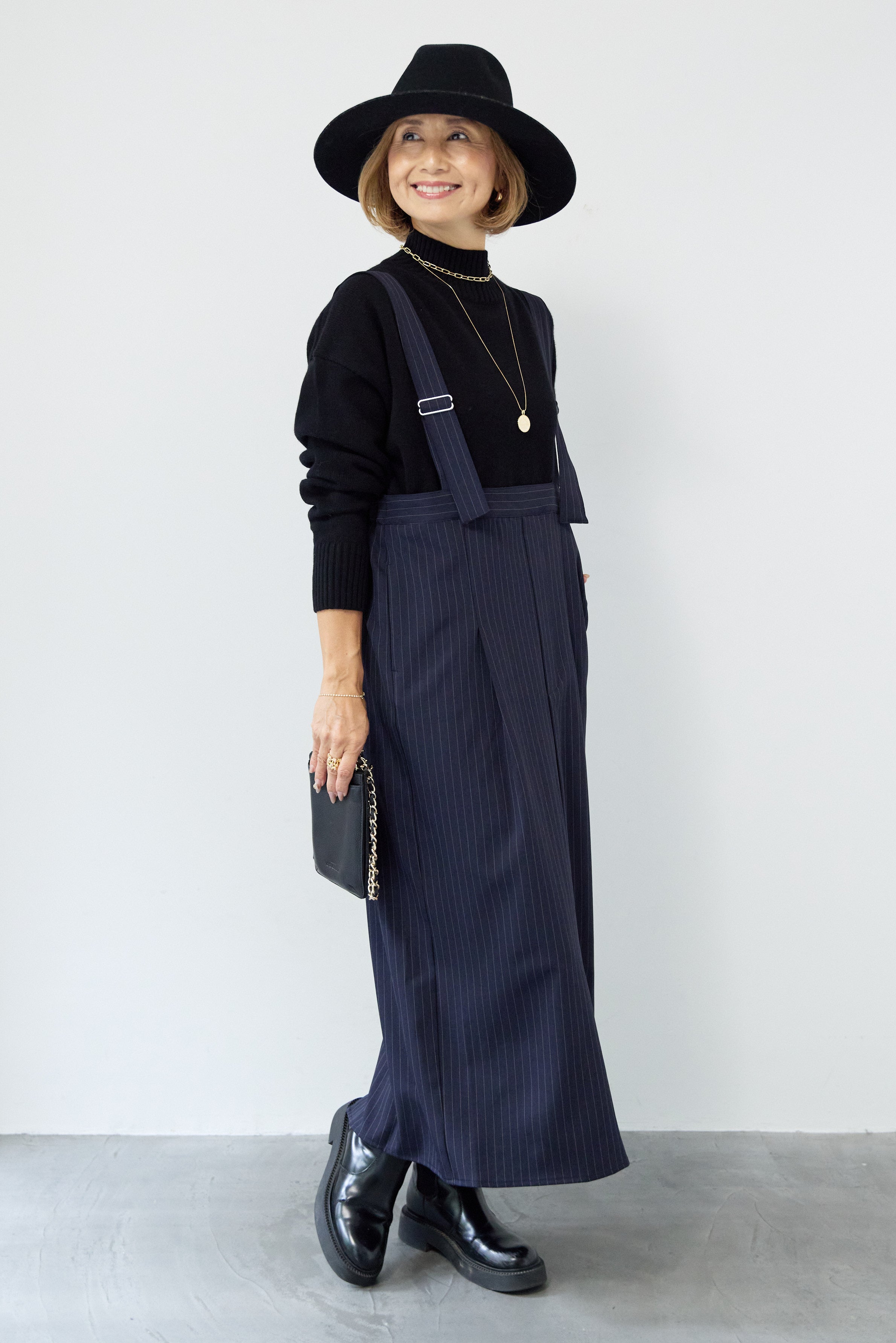 チュロスストライプジャンパースカート USED】チュロスストライプジャンパースカート | ALICE and the