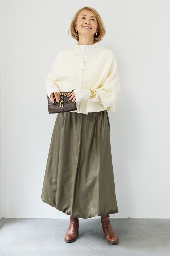 ケープアンサンブルニット