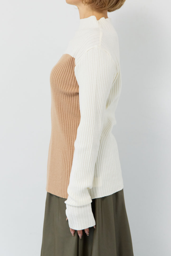 ケープアンサンブルニット