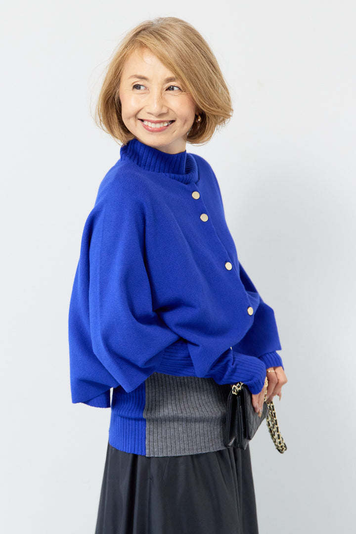 ケープアンサンブルニット