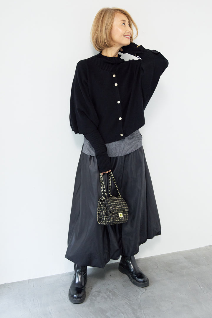 ケープアンサンブルニット