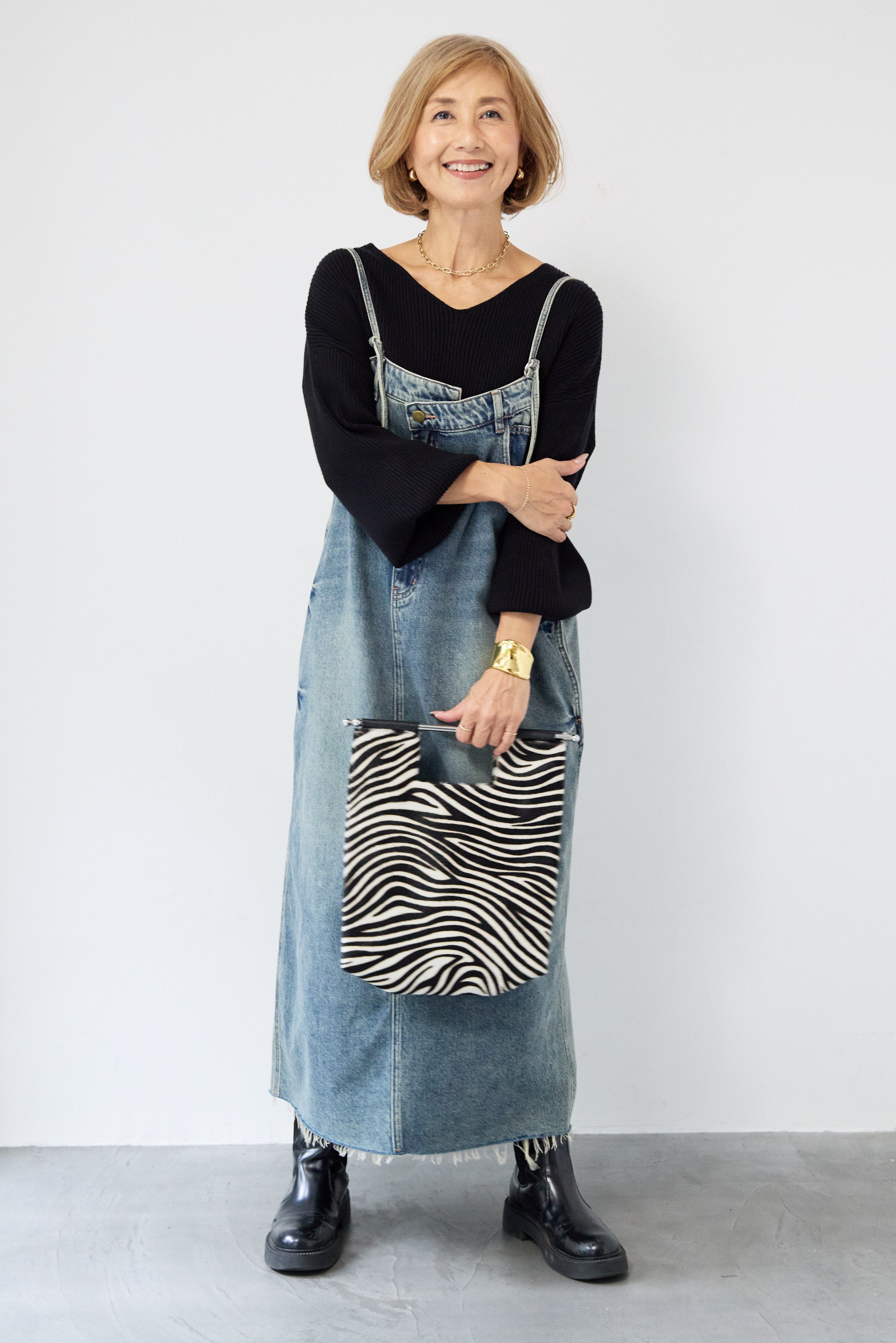 裾フリンジデニムジャンスカ 裾フリンジデニムジャンスカワンピース – plusotoha