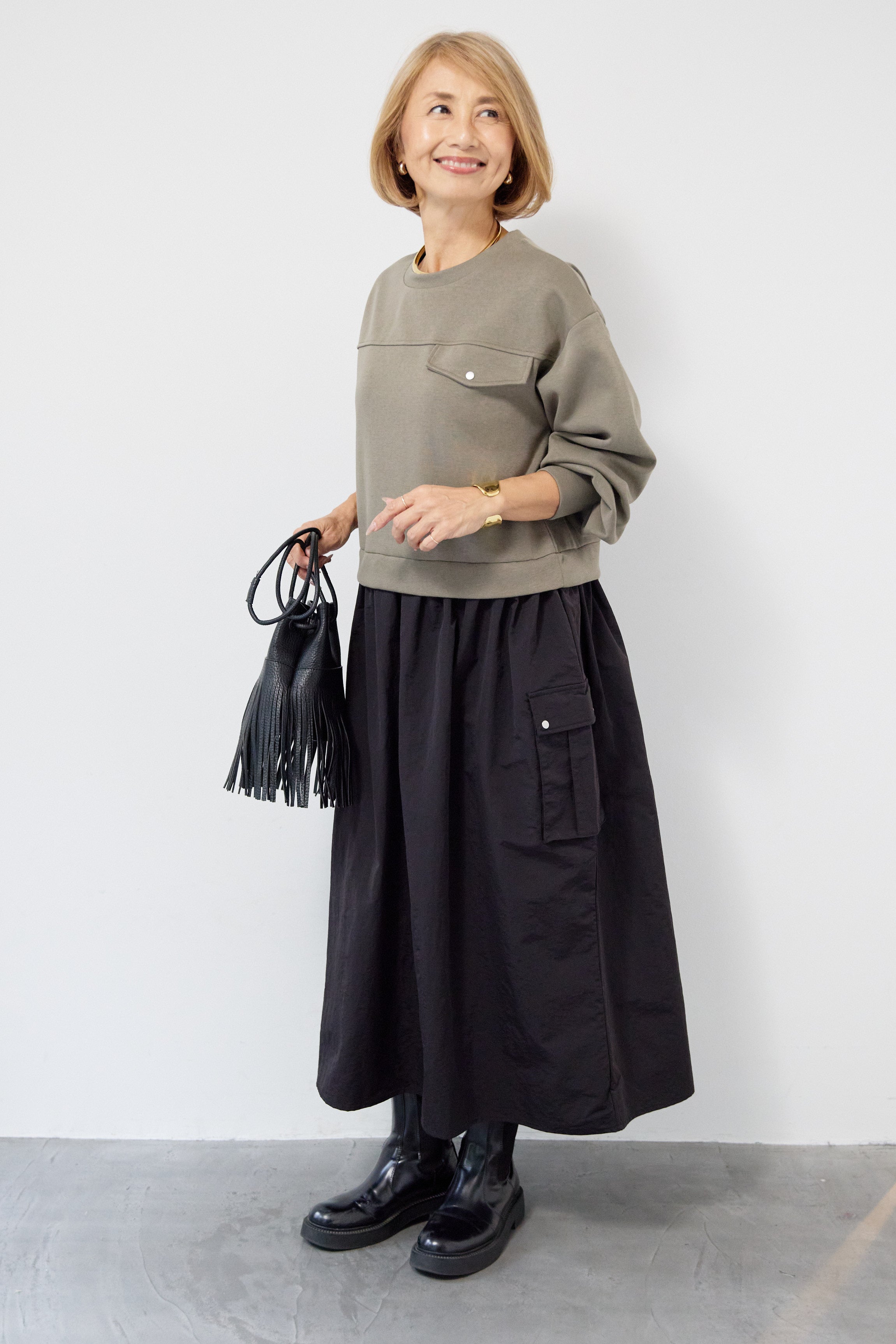 HeRIN.CYE 異素材ドッキングワンピース HeRIN.CYE 異素材ドッキングワンピース HeRIN.CYE ヘリンドット