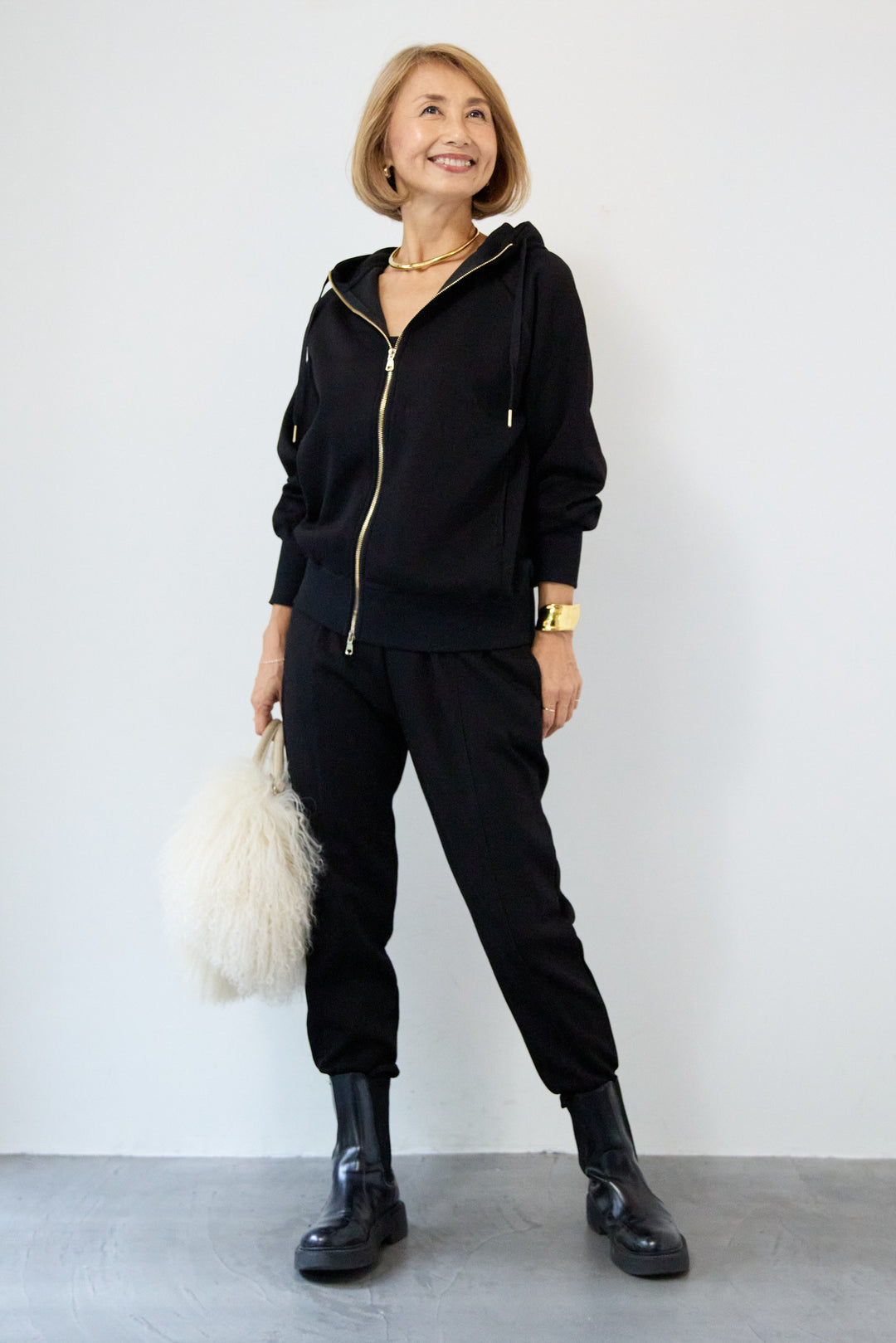 【REIKOコラボ】裏起毛スウェットパーカー