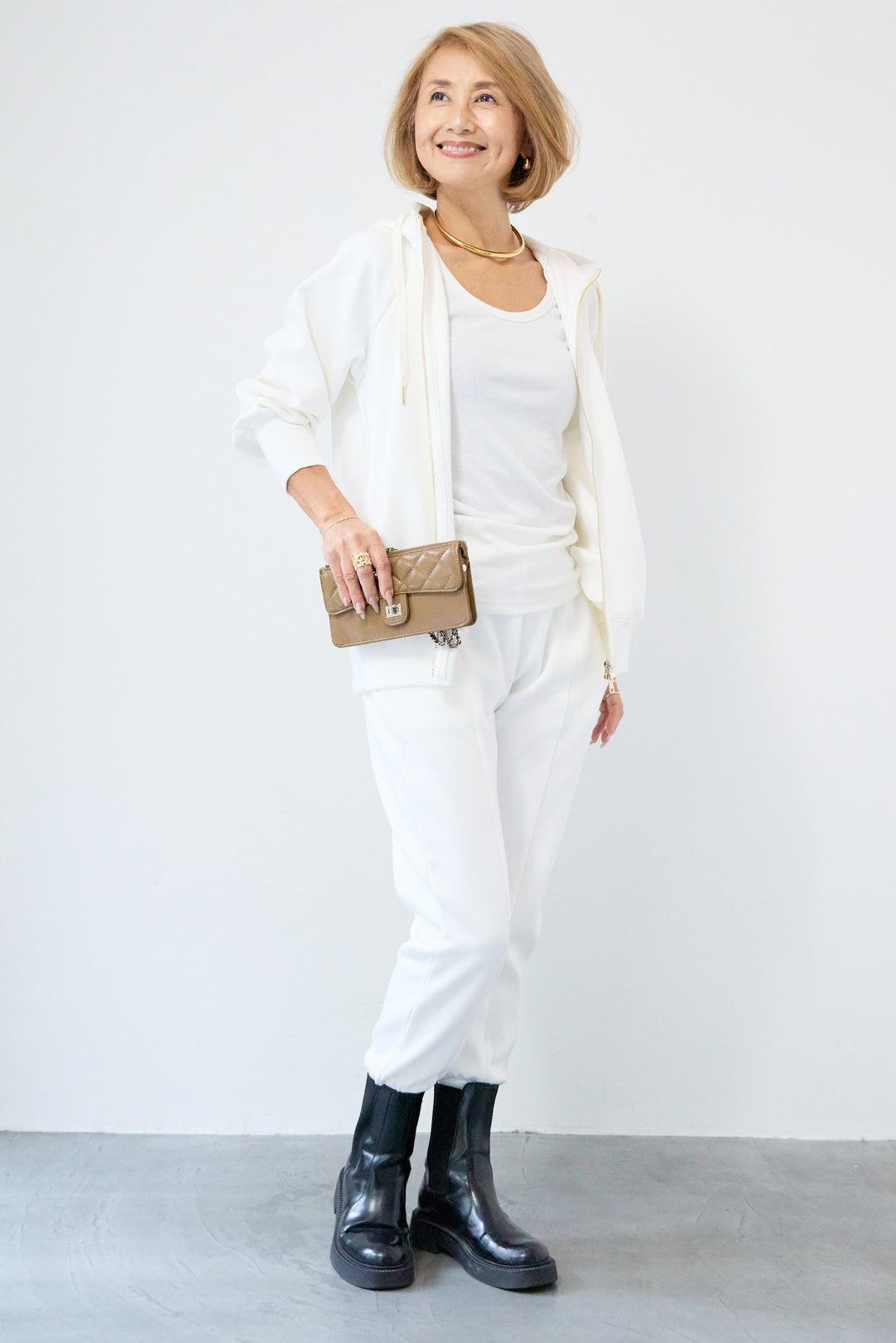 【REIKOコラボ】裏起毛スウェットパーカー