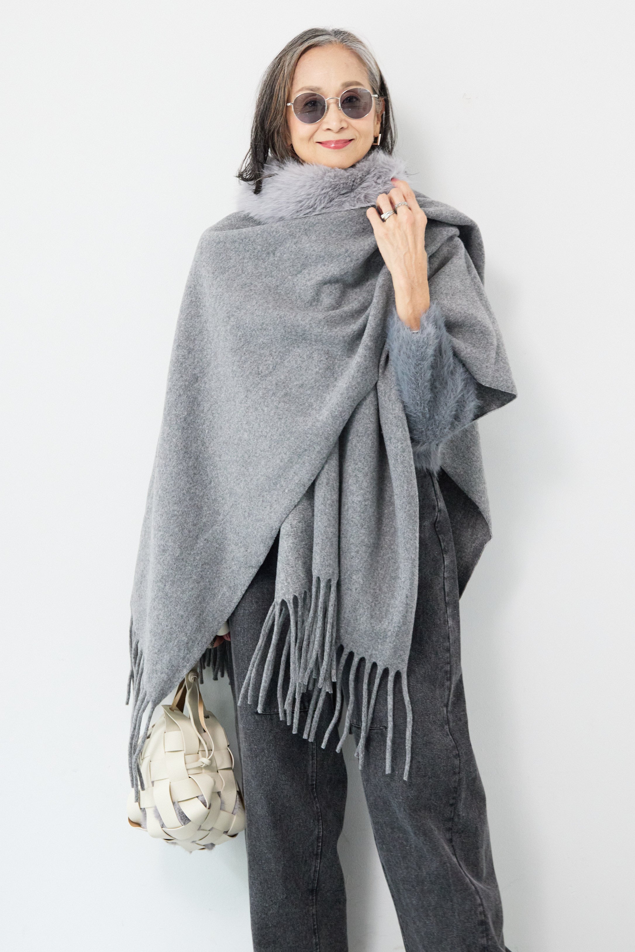 ファー付ストール – plusotoha