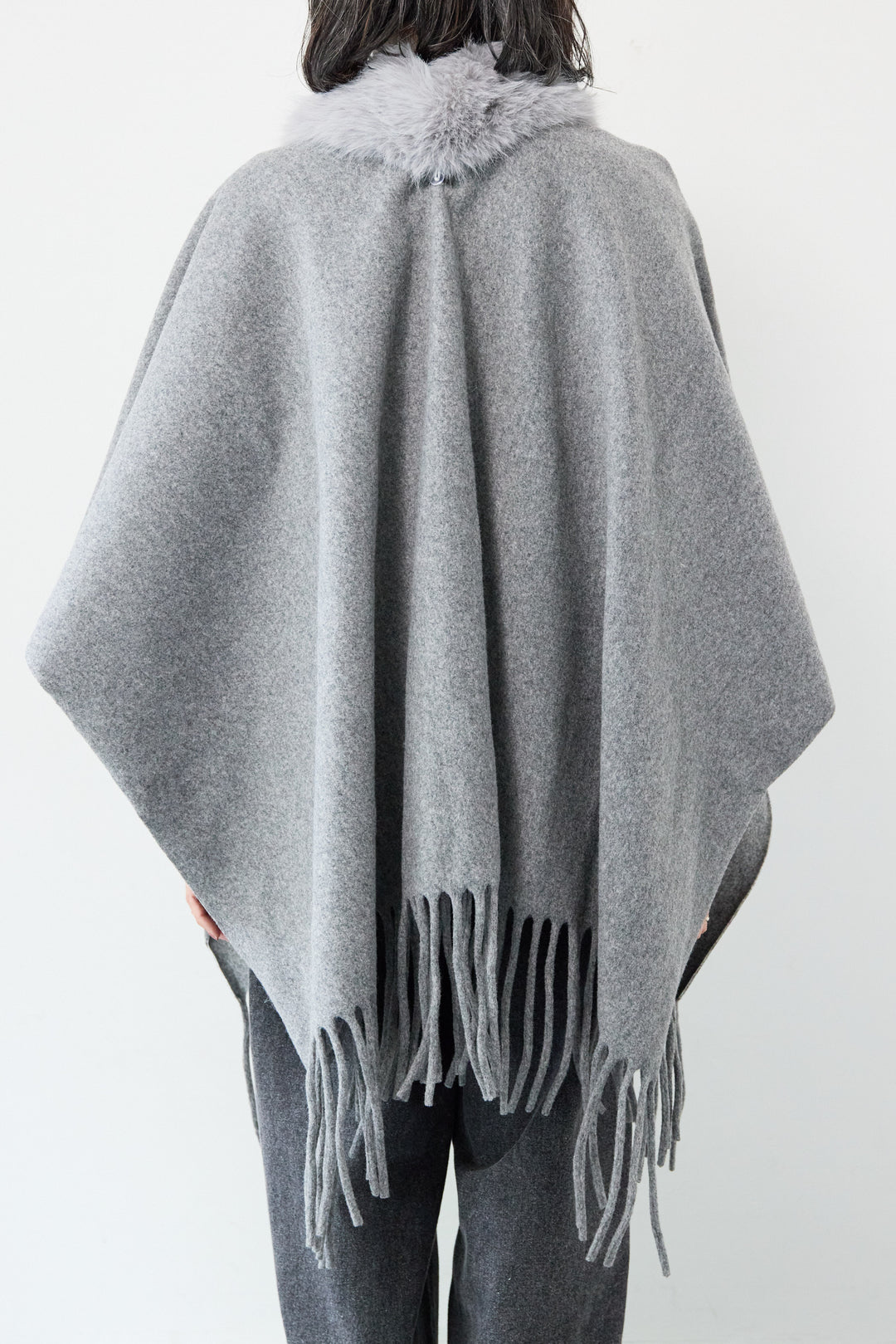 ファー付ストール