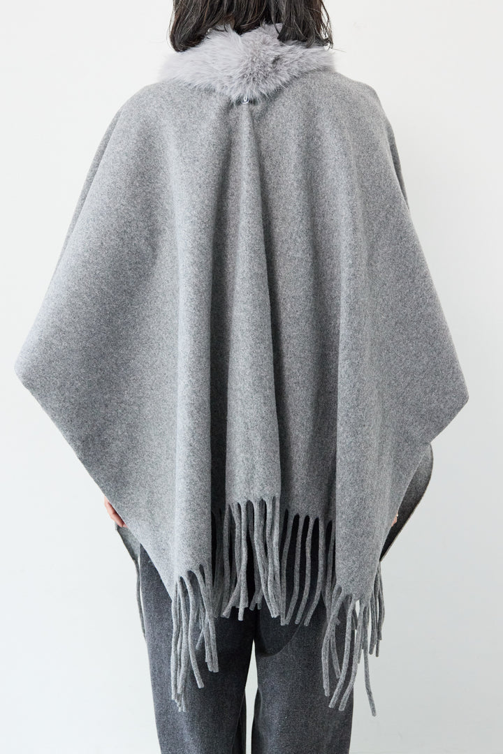 ファー付ストール