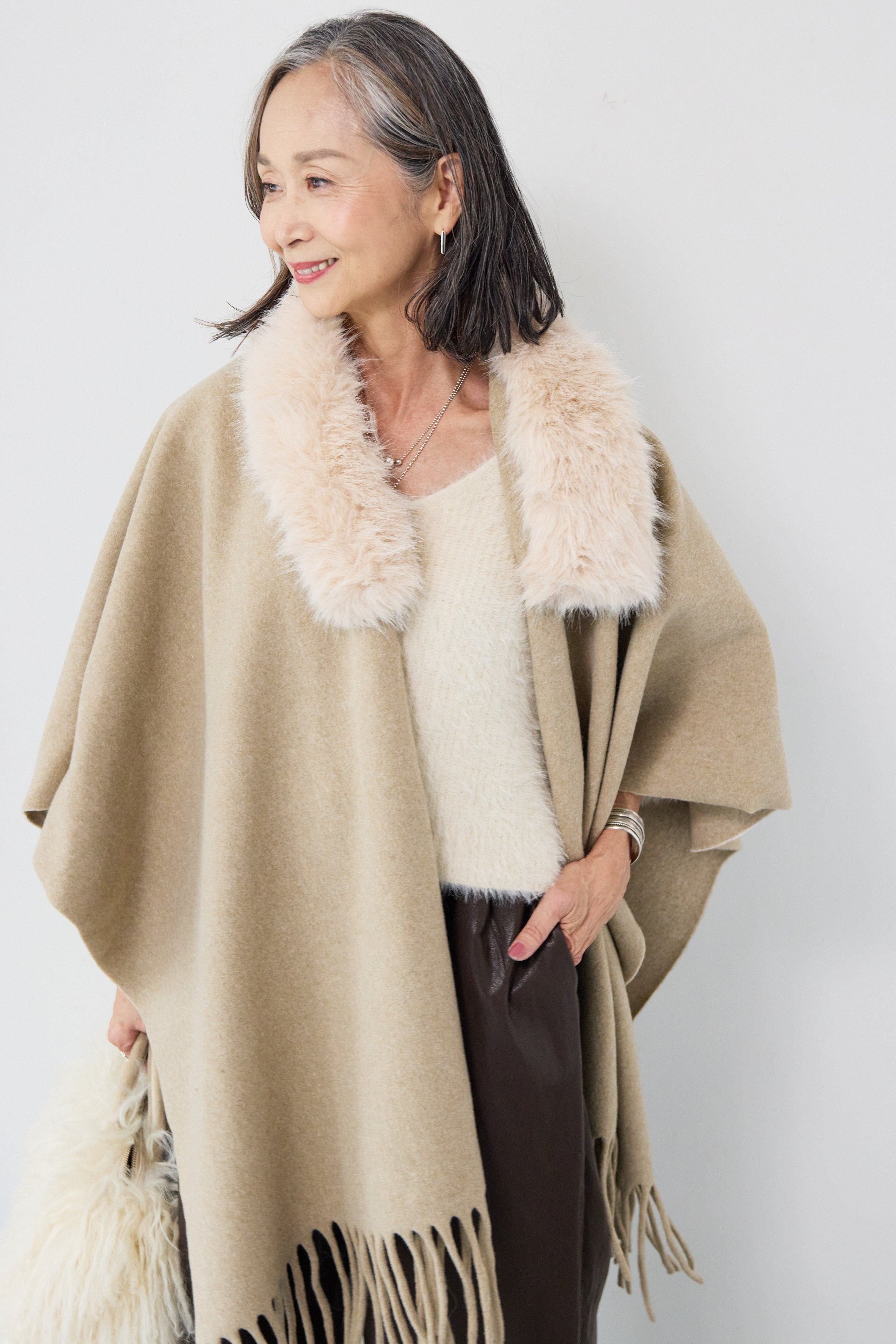 ファー付ストール – plusotoha