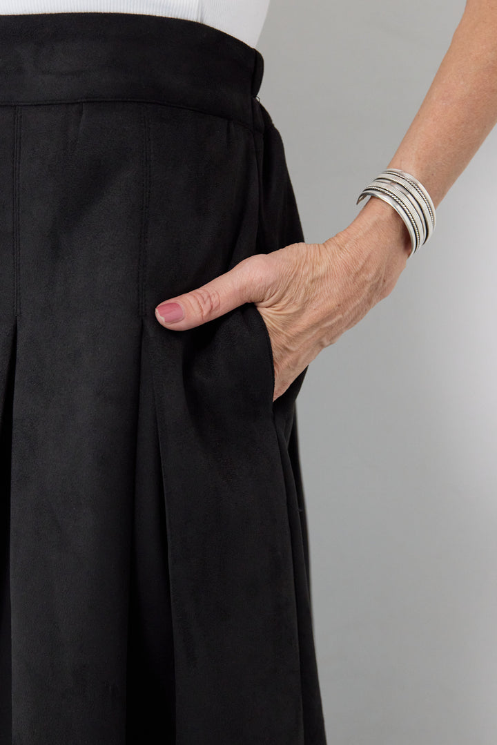 [SET]フラワージャガードモールブルゾン+スエードタックスカート(2set)