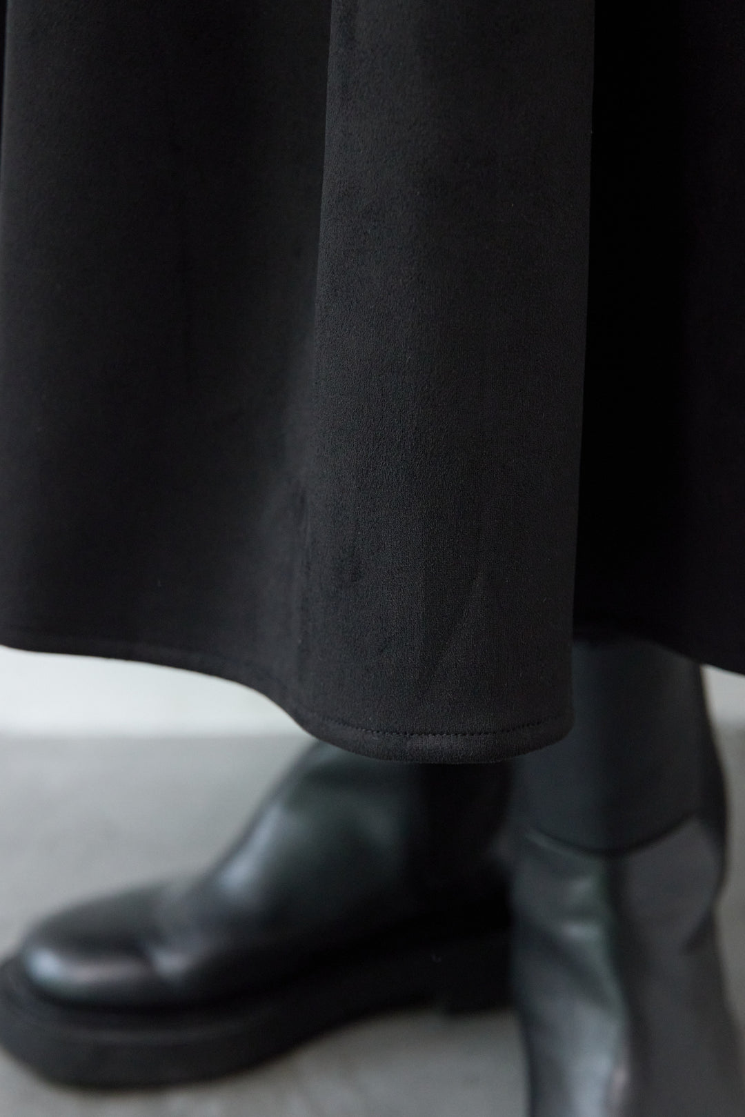 [SET]フラワージャガードモールブルゾン+スエードタックスカート(2set)