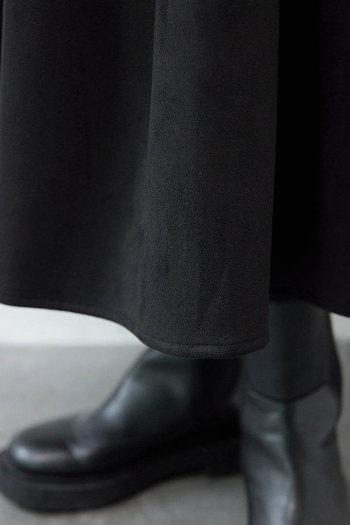 [SET]フラワージャガードモールブルゾン+スエードタックスカート(2set)