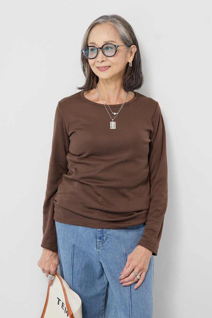 ふんわり裏起毛インナー