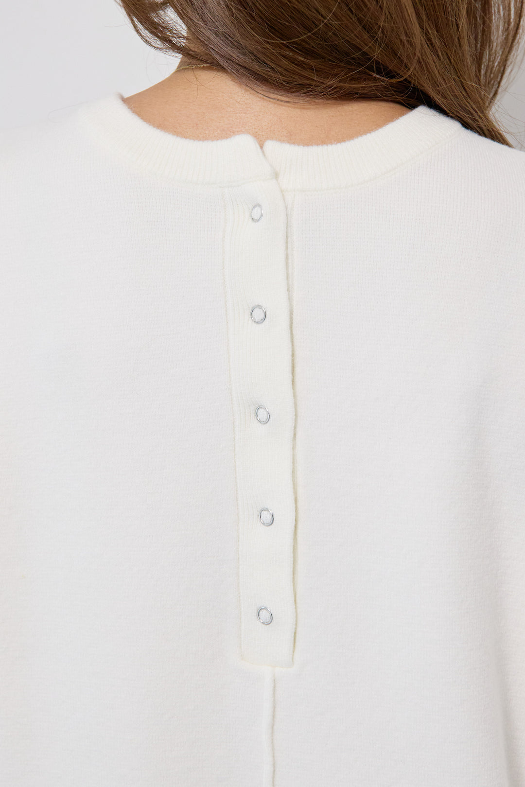 シャギーベスト付ニットワンピース