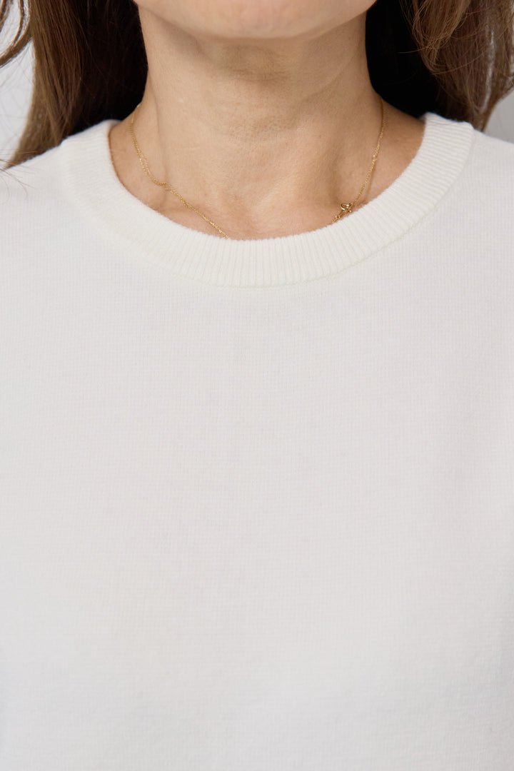 シャギーベスト付ニットワンピース