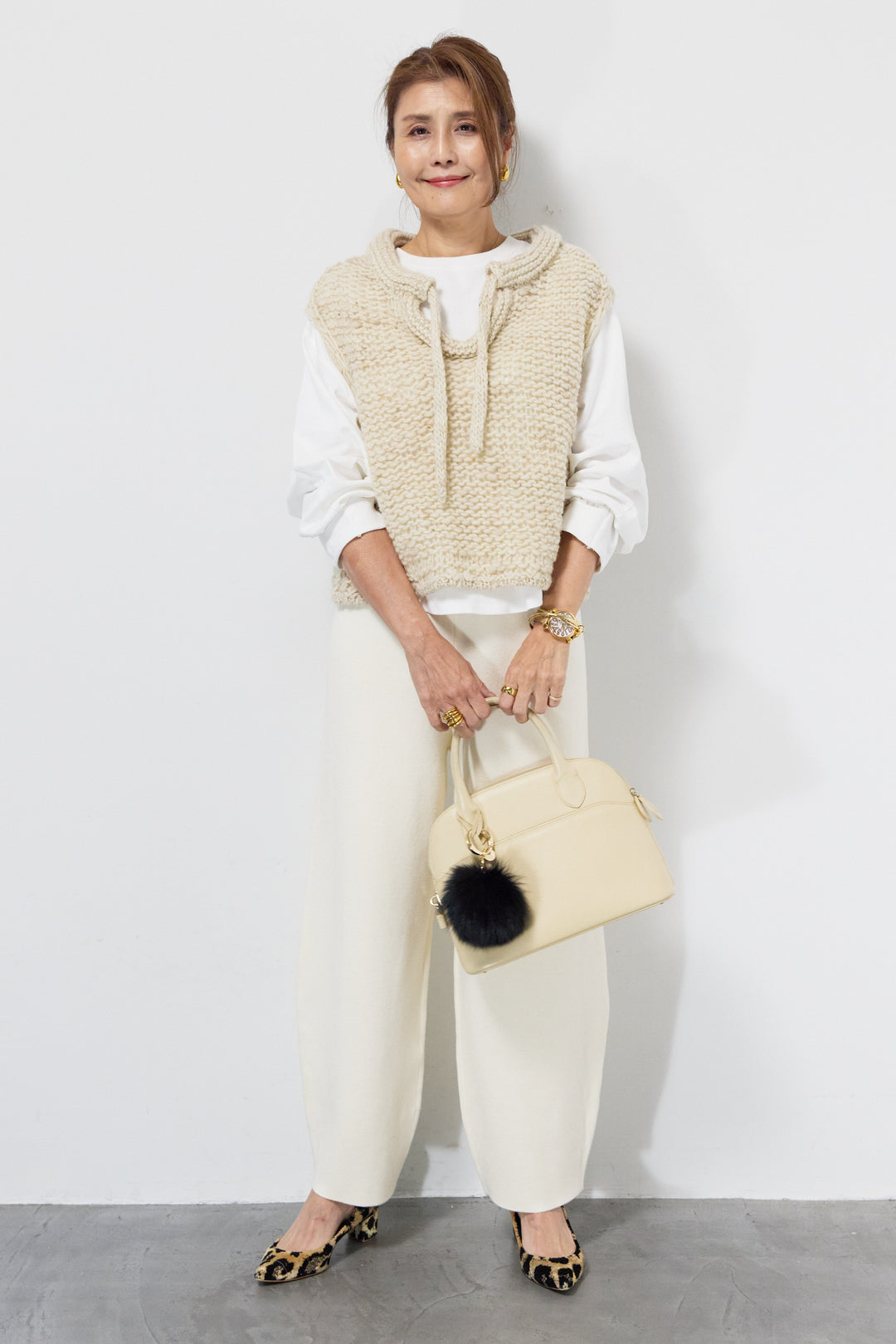 ざっくりストリングベスト