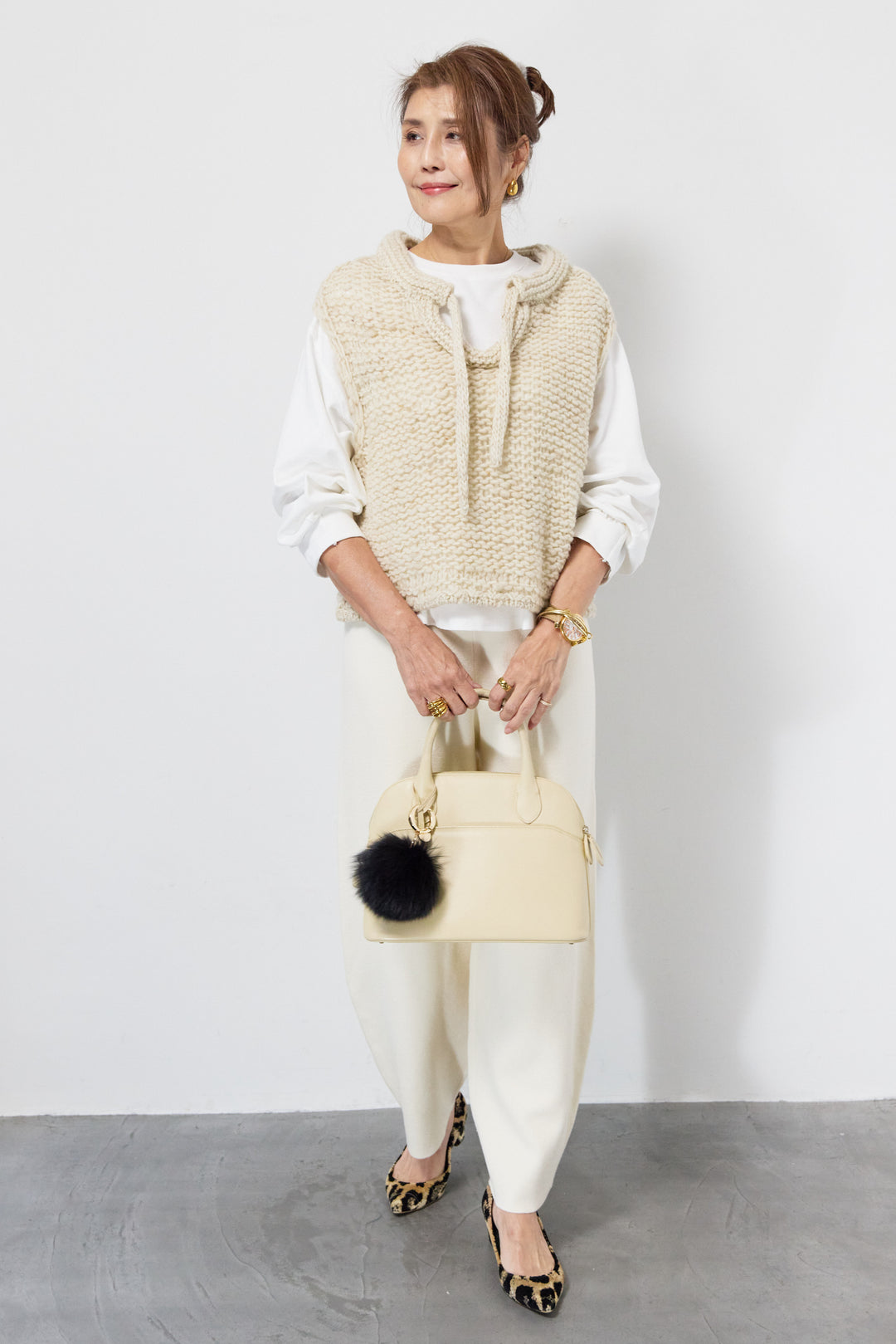 ざっくりストリングベスト