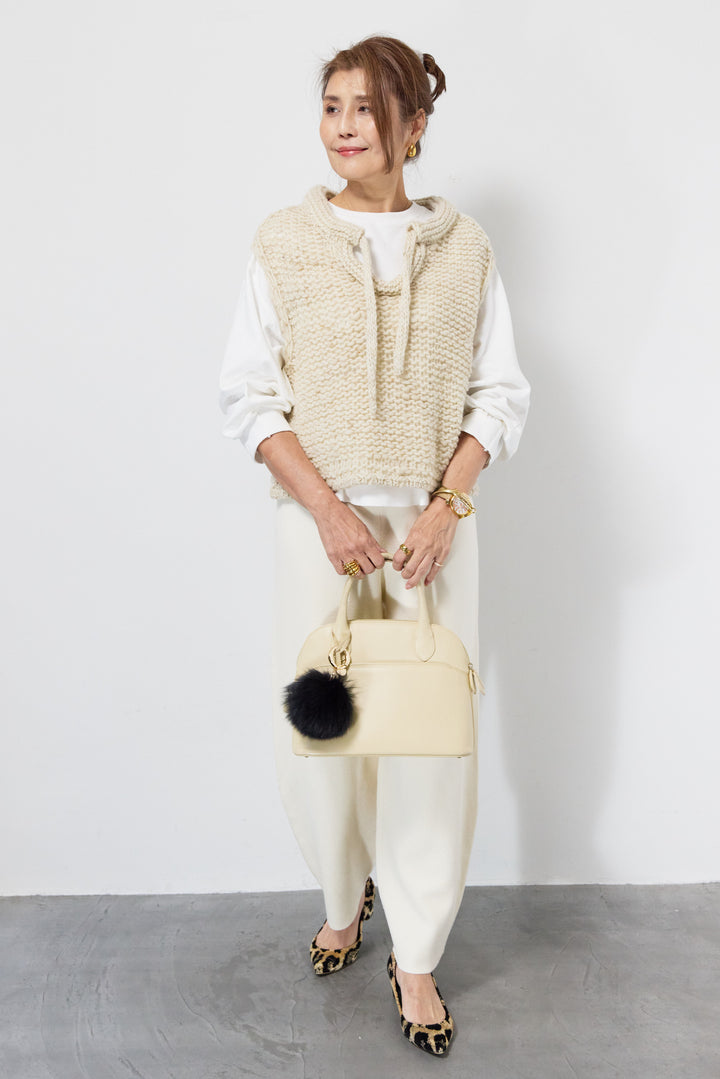 ざっくりストリングベスト