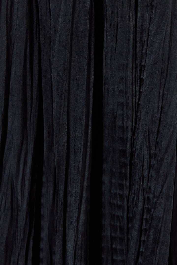 ミックスカラーニット＋ランダムプリーツスカートセットアップ