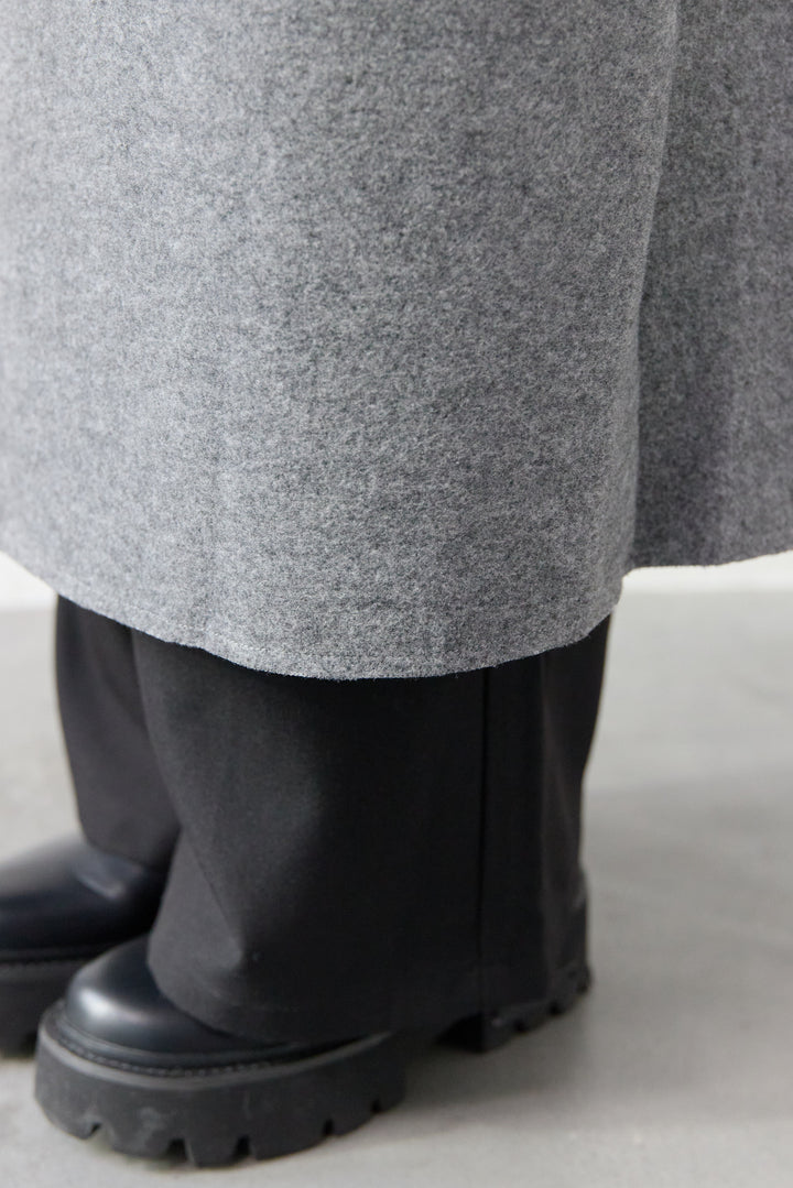 裏起毛フーディワンピース