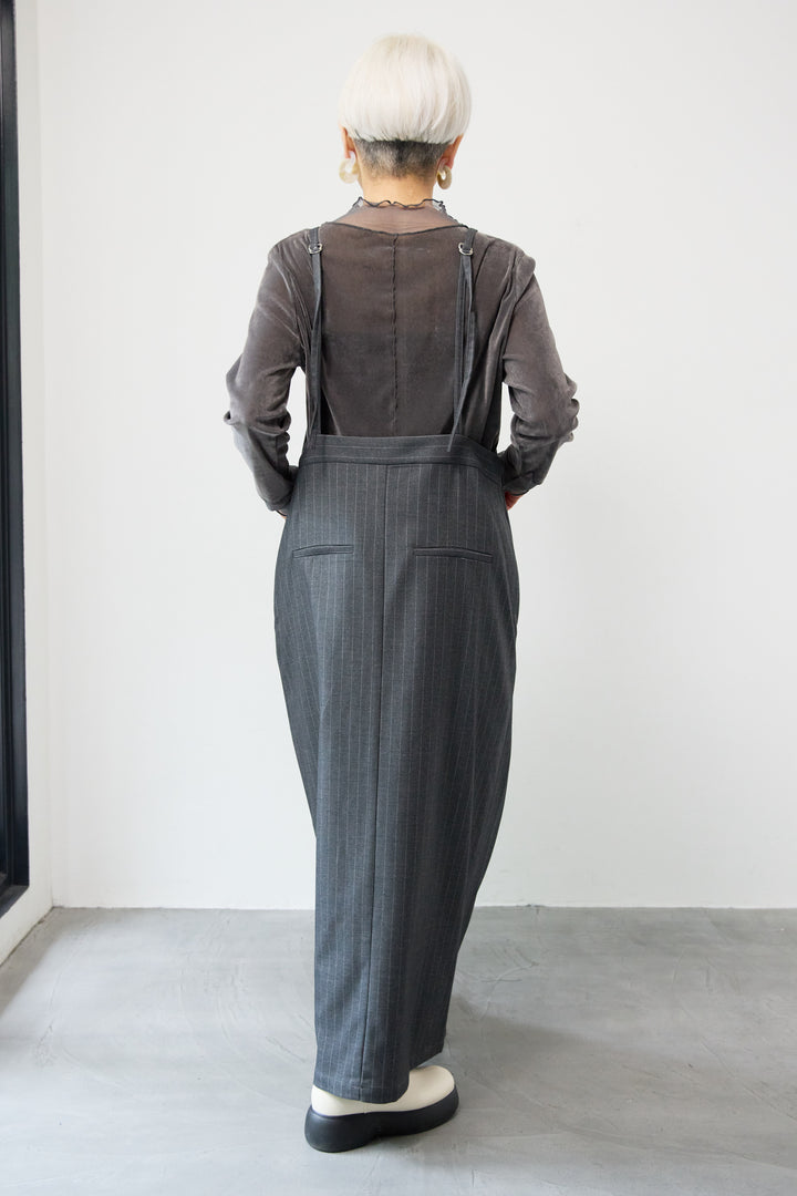 ストライプダブルジップジャンスカ