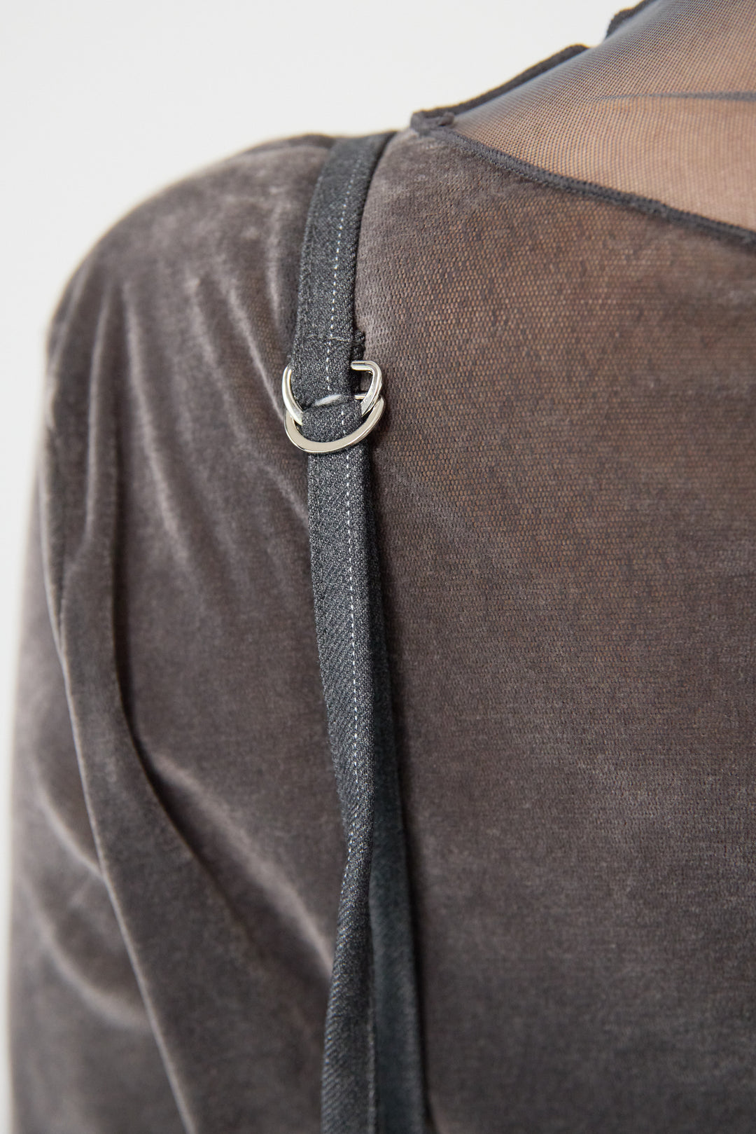 ストライプダブルジップジャンスカ