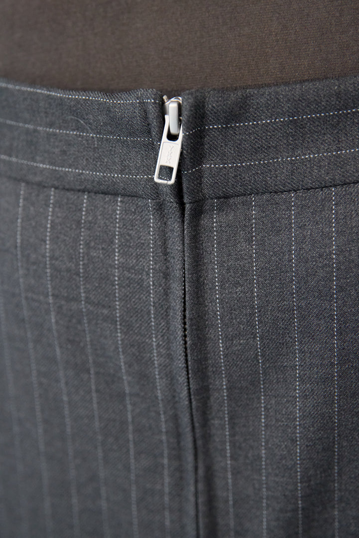 ストライプダブルジップジャンスカ