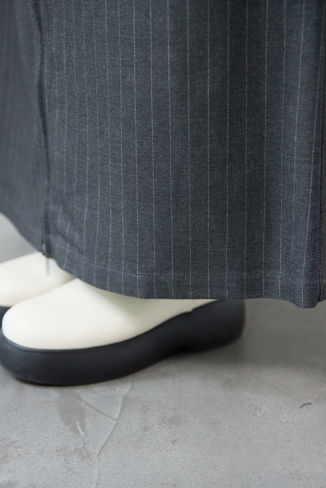 ストライプダブルジップジャンスカ