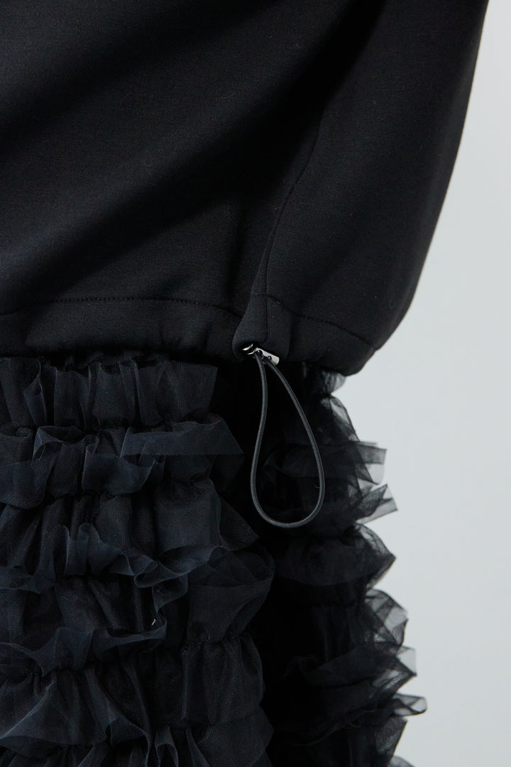 ナイロンラグランスリーブ ダンボールプルオーバー