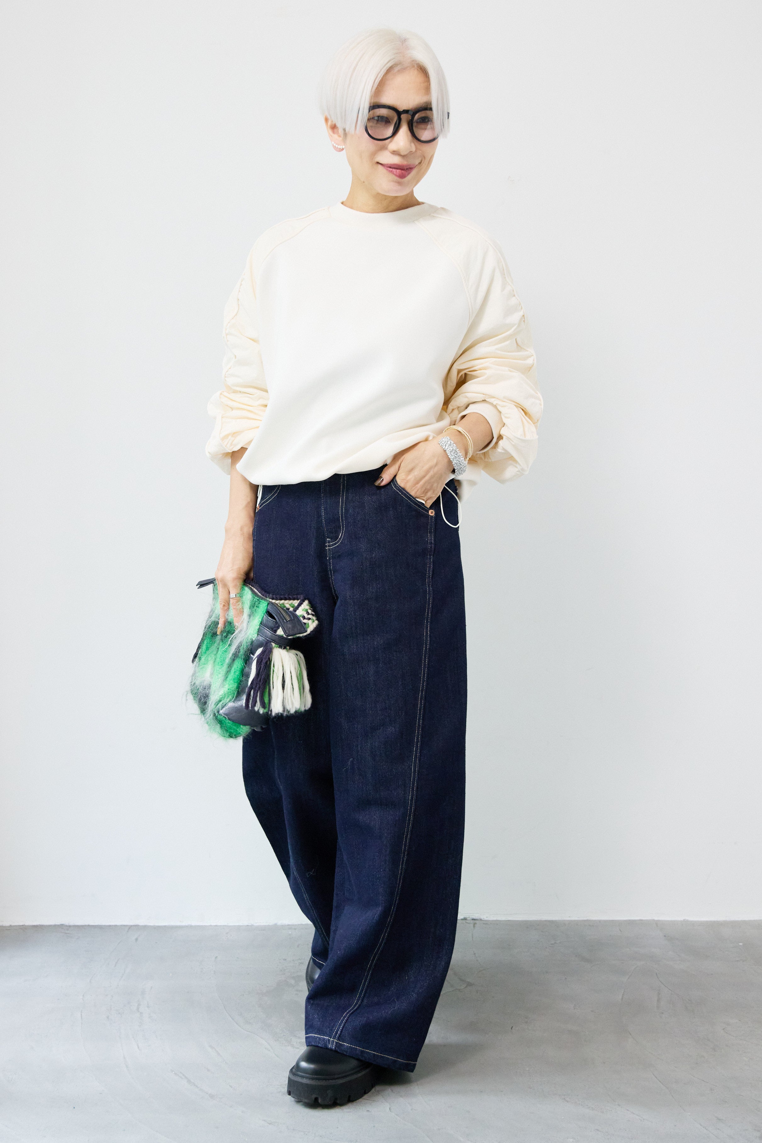 ナイロンラグランスリーブ ダンボールプルオーバー – plusotoha