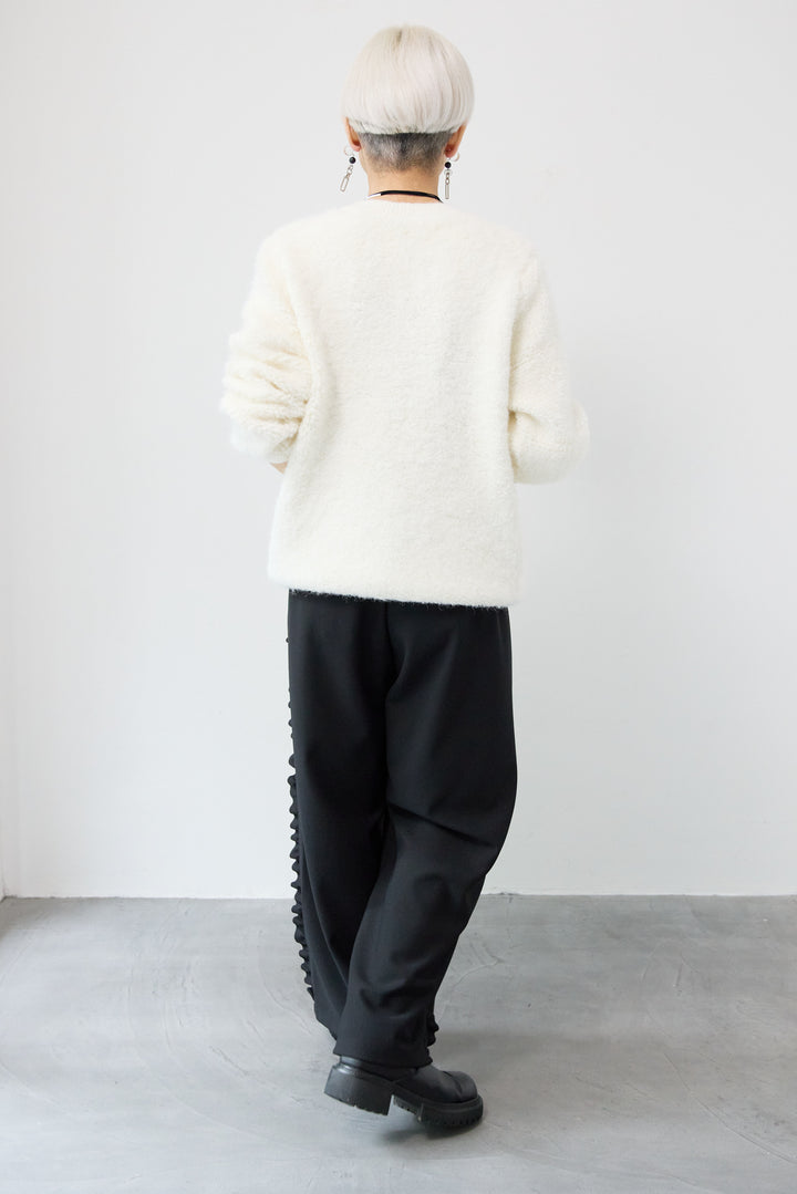 カットジョーゼットサイドフリルパンツ