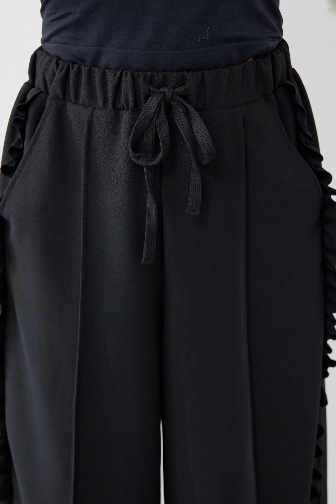 カットジョーゼットサイドフリルパンツ