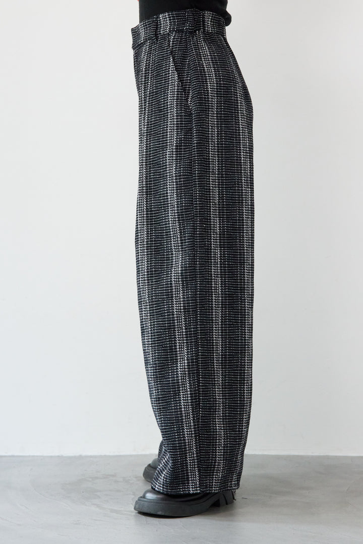 ツイードタックパンツ