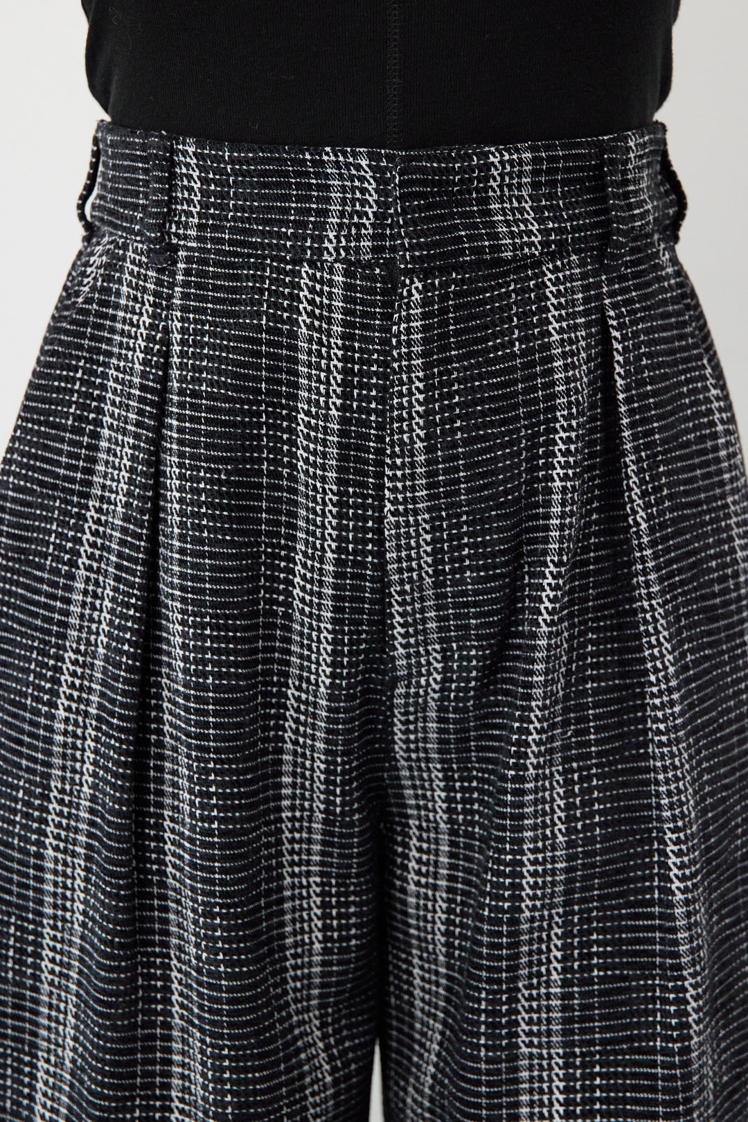 ツイードタックパンツ