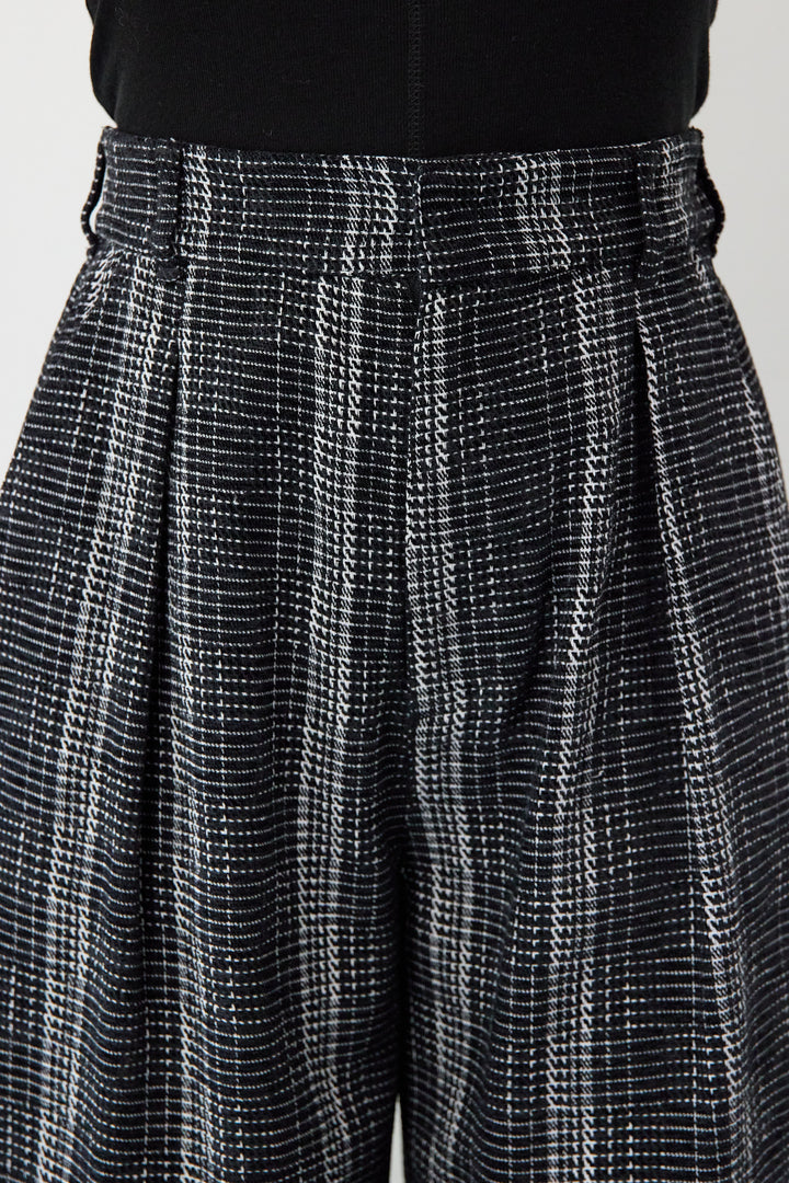 ツイードタックパンツ